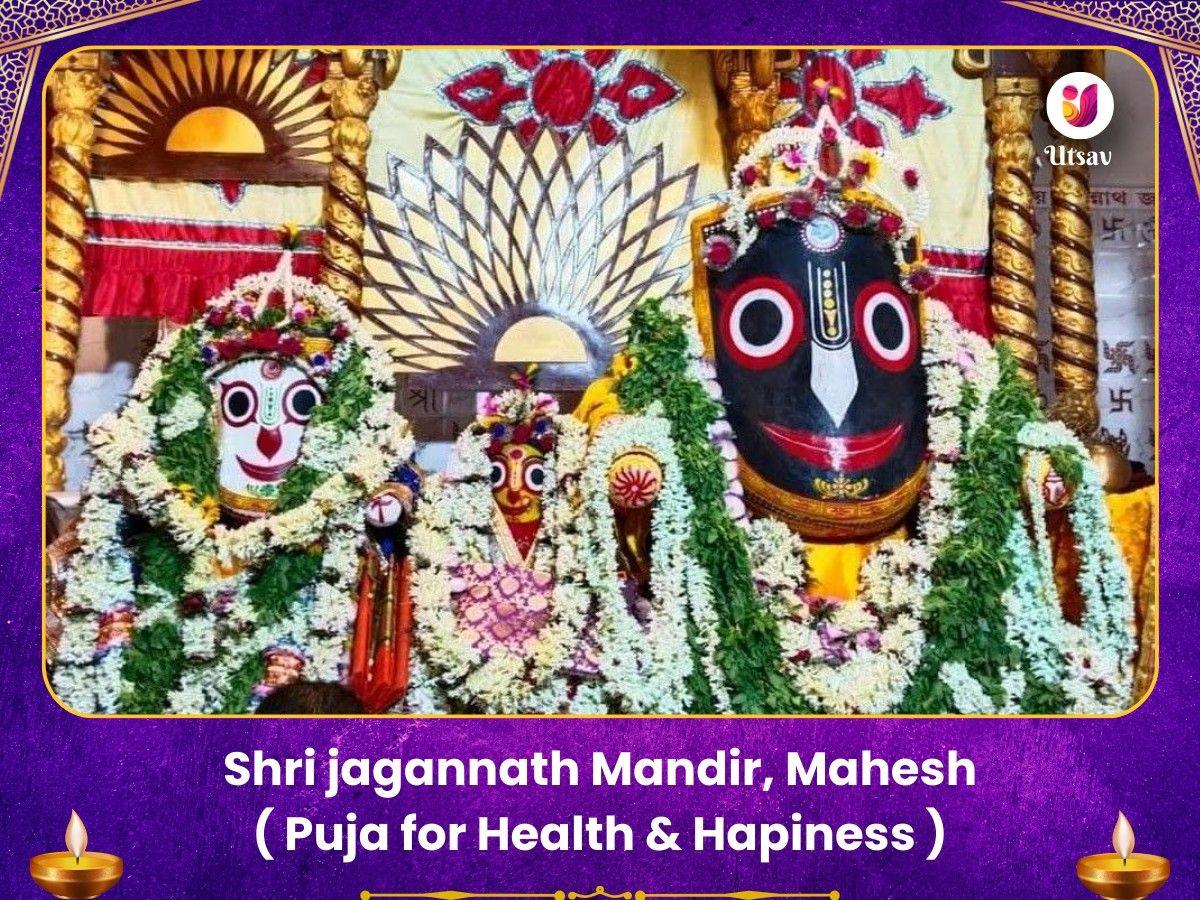 Mahesh Jagannath Mandir - Purnima Visesh Puja for health & happiness Utsav Kriya