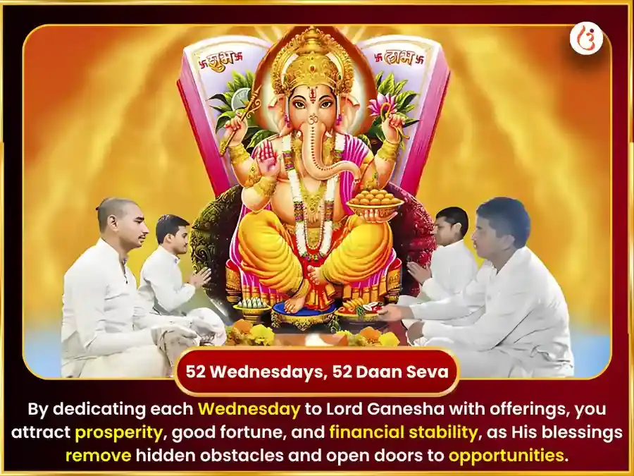 Budhvar Visesh Sri Siddhivinayak Weekly Modak Durva Daan Seva puja gallery 2