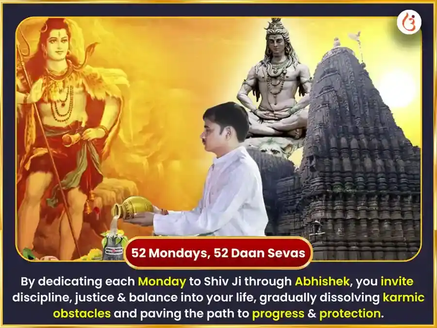 Somvar Vishesh Rin Mukteshwar Mahadev Weekly Daan Seva puja gallery 2