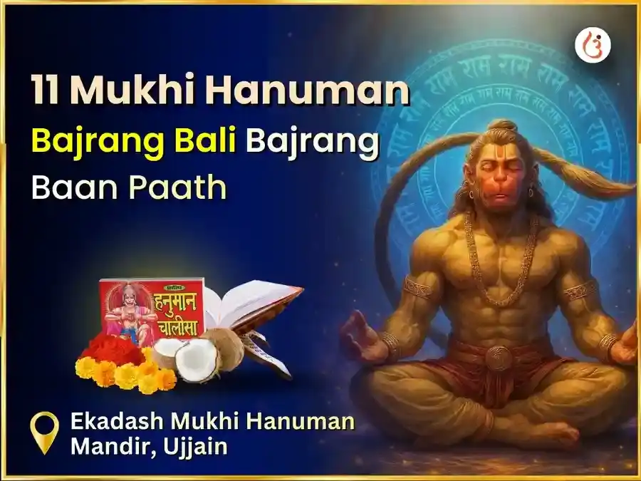 11 Mukhi Hanuman Bajrang Bali Bajrang Baan Path puja image 1