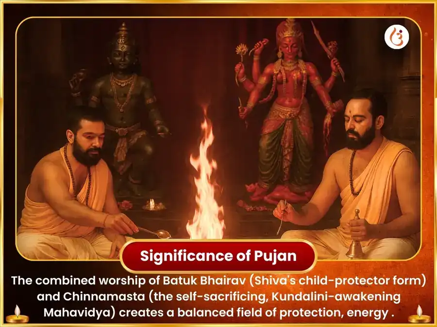 Maa Chinnamasta Batuk Bhairav Maha Kaal Ratri Rahu Jagran Tantrik Havan Anusthan puja gallery 5