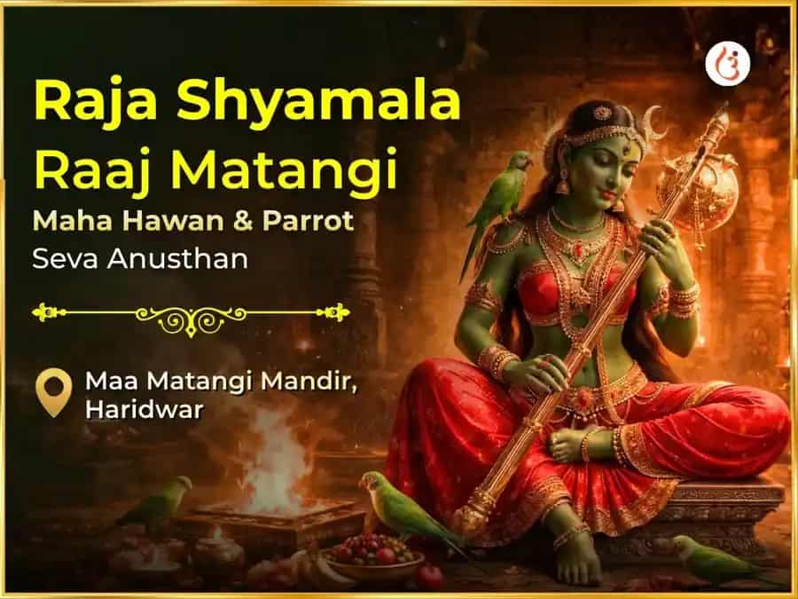 Raja Shamala Raaj Matangi Maha Hawan Anusthan & Parrot Seva puja image 1
