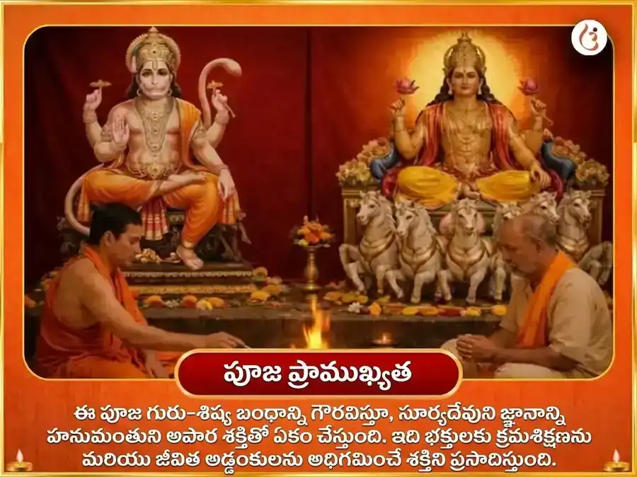 రవివార విశేష 108 లోటాల అర్ఘ్య సమర్పణ & 108 బాల హనుమాన్ స్తోత్ర పారాయణం puja gallery 5