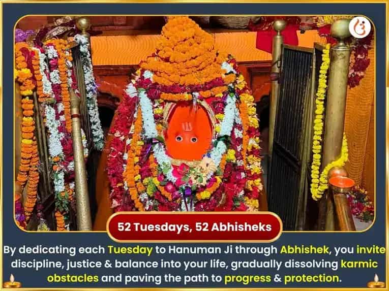 Mangalvar Visesh Dakshin Mukhi Hanuman Ji Weekly Kesar Daan Seva puja gallery 2