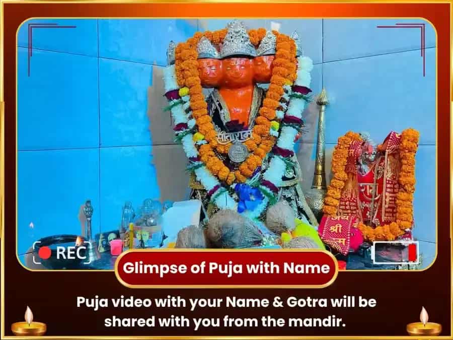 Bada Mangal Visesh 1008 Hanuman Ashtakm Path Laal Chola, Kesari Sindoor Shringar Seva puja gallery 2