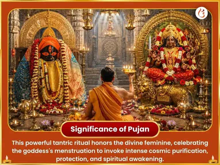 Shanivar Special Maa Kamakhya Rakta Abhishek & Kalighat Shaktipeeth 64 Yogini Maha Tantra Yagya puja gallery 5