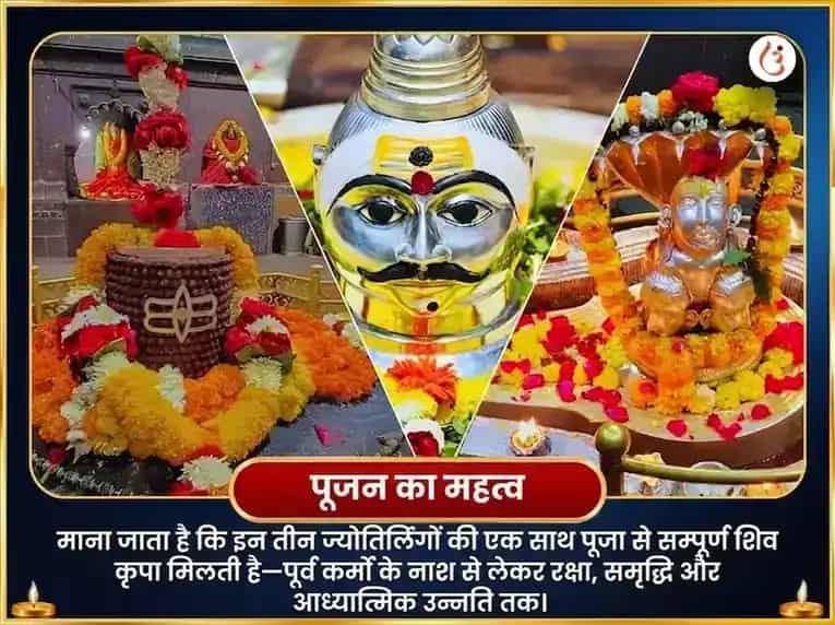 श्रावण सोमवार विशेष त्रि ज्योतिर्लिंग पंचामृत महा रुद्र अभिषेक पूजा puja gallery 4