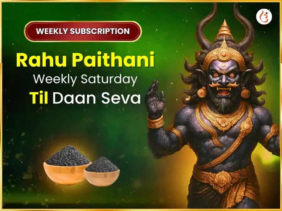 Saturday Weekly Rahu Shanti Til Arpan Seva puja image 1