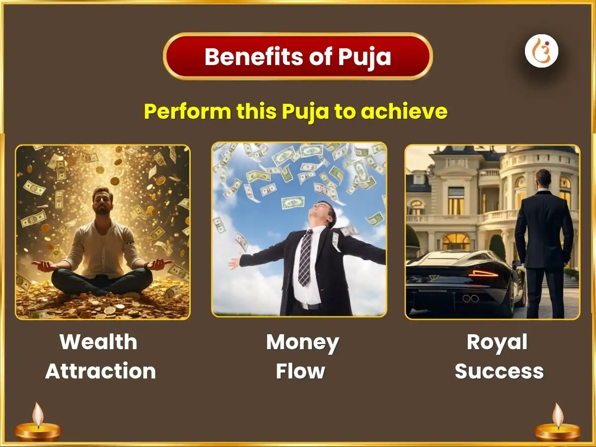Gajkesari Rajyog Prapti Vishesh 5100 Shree Gaj Lakshmi Beej Mantra Jaap sahit Gaj Murti Chadava & Gajendra Moksha Path puja gallery 1