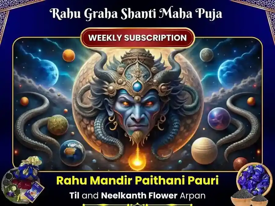 Budhvar Rahu Paithani Mandir Uttarakhand Weekly Til &  Pushpa Daan puja image 1