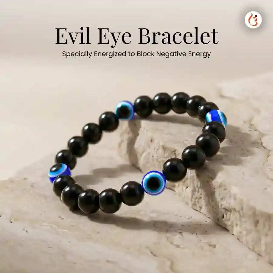 Energized Evil Eye Bracelet — Kavach for Nazar, Black Magic & Negative Energy - image 1