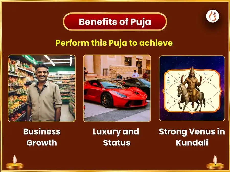 6000 Shukra Mool Mantra Jaap Graha Shanti Anushthan & 6 Rasgulla Bhog Arpan Puja puja gallery 1